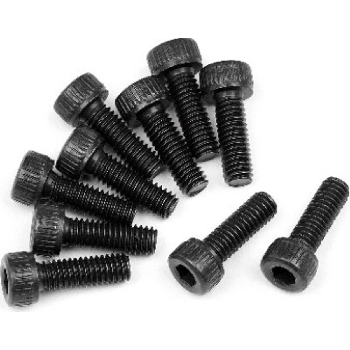 Caphead Screw M2.5x8mm (10pcs) - Hp107889 - Hpi Racing