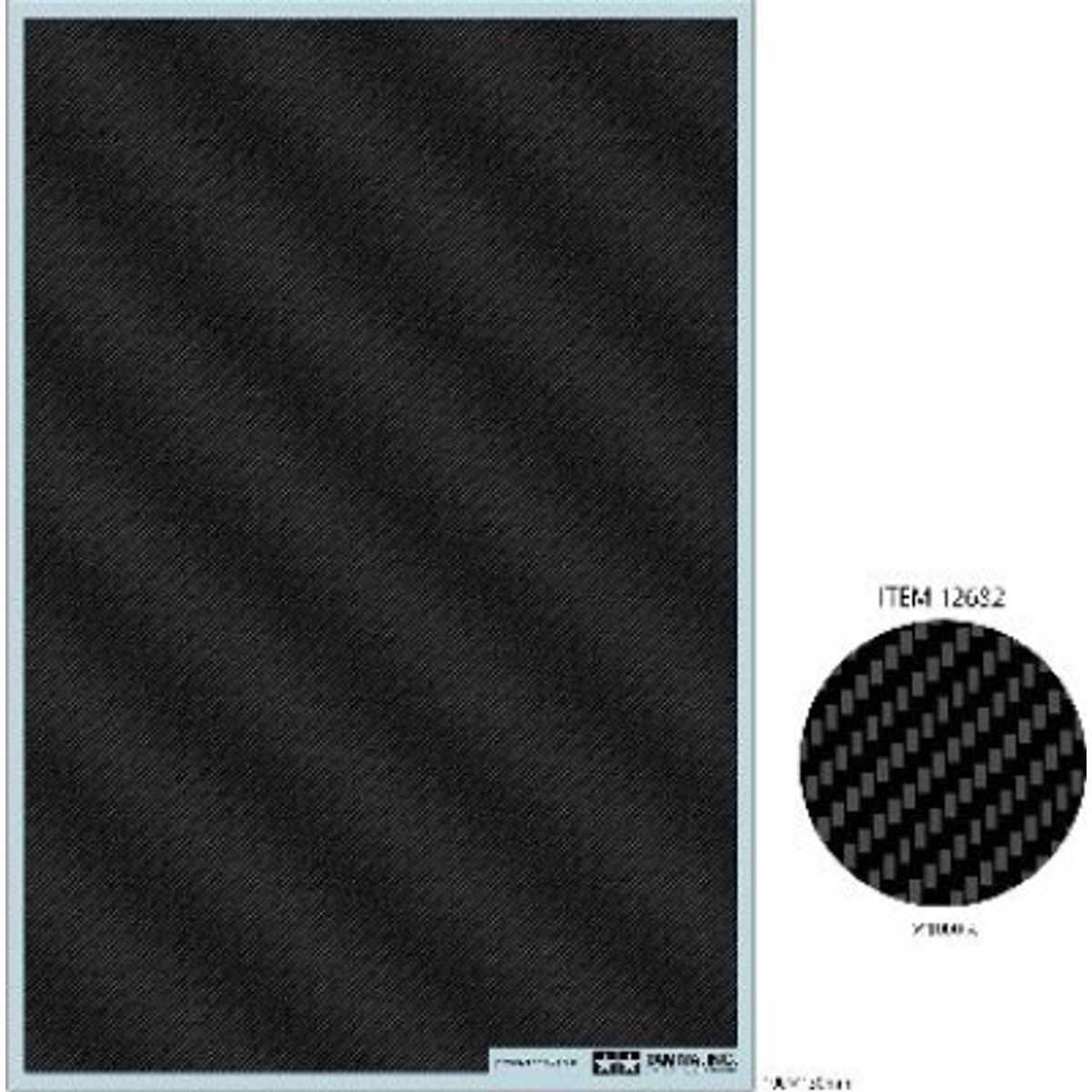 Tamiya - Carbon Decal - Twill Extra Fine - 12682