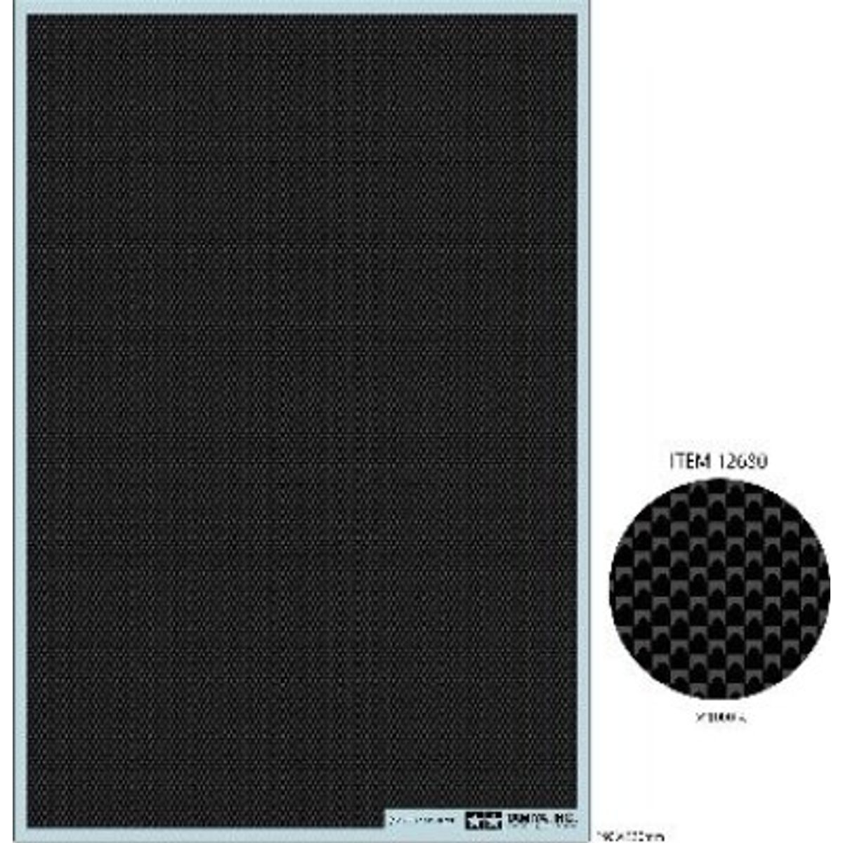 Tamiya - Carbon Decal - Plain Extra Fine - 12680