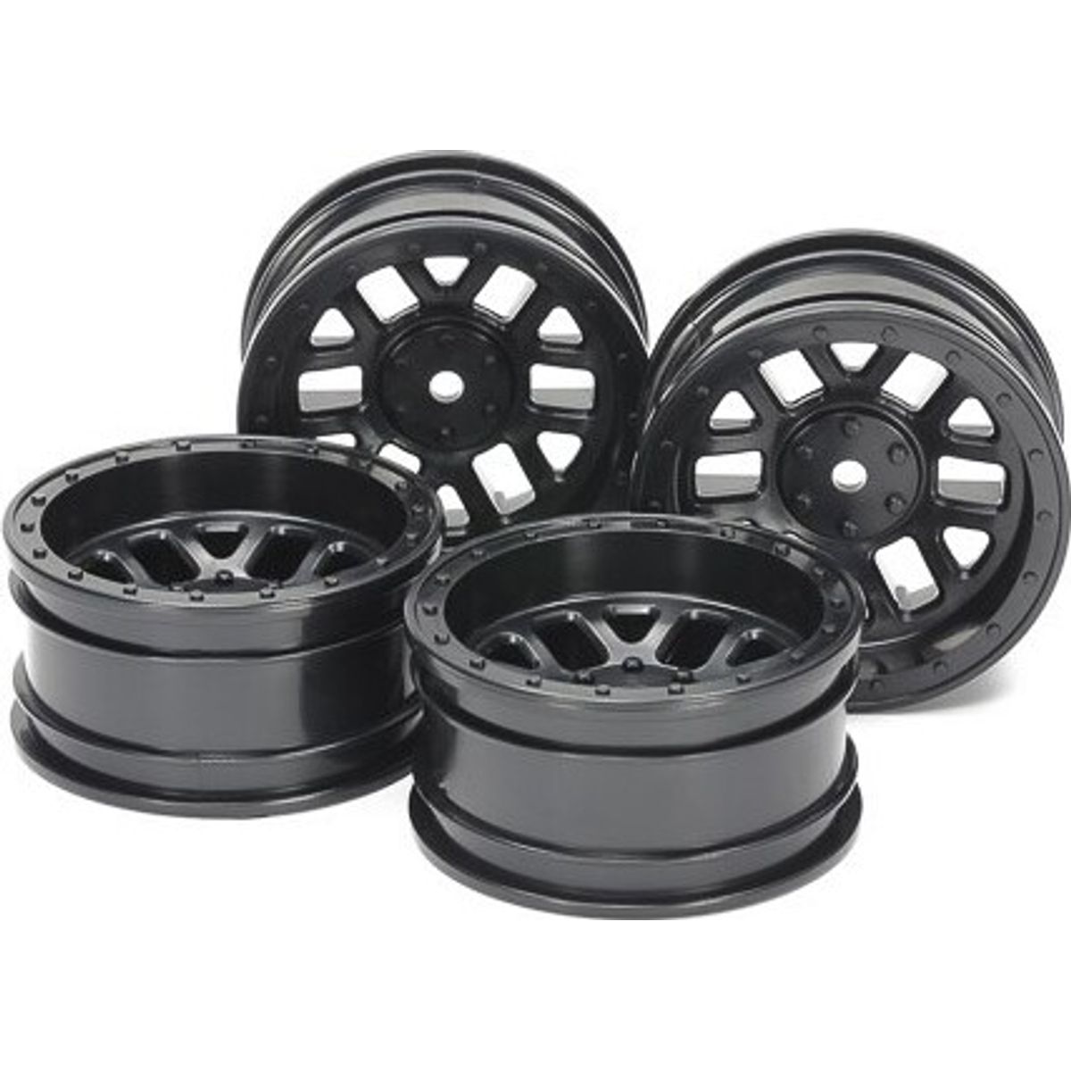 Cc-02 12-spoke Wheels (26mm Width, Offset +6) - 51686 - Tamiya