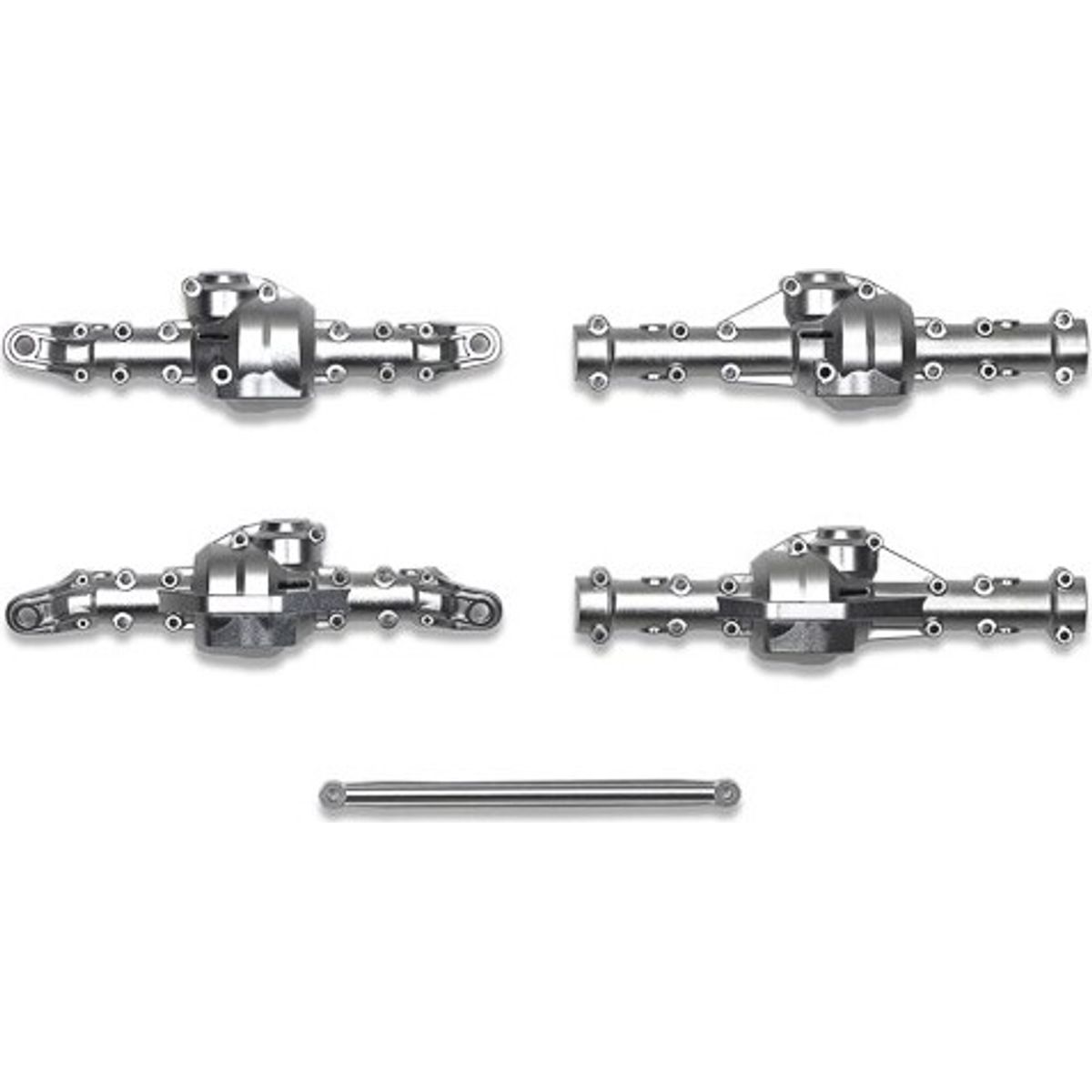 Cc-02 B Parts (axle Housing) (matte Plated) - 54990 - Tamiya