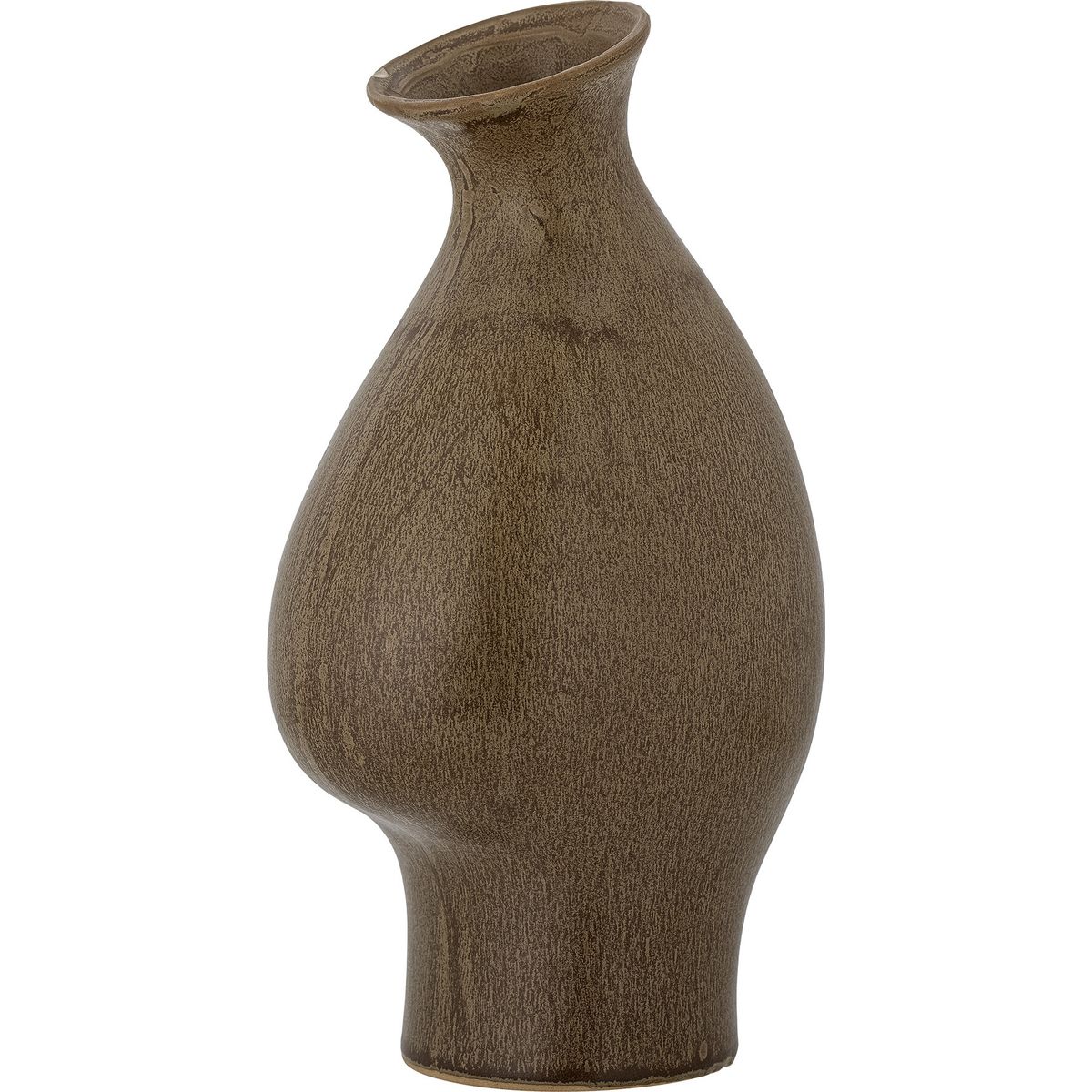 Bloomingville - Celin Vase - Brun - Stentøj - H 26 Cm