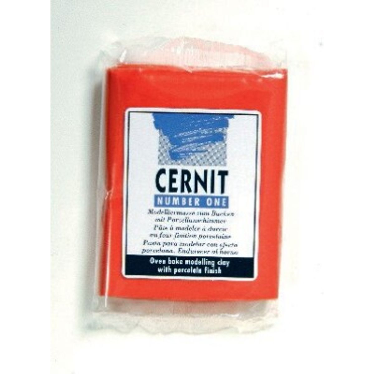 Cernit - Ler - Number One - Valmuerød - 428 - 56 G