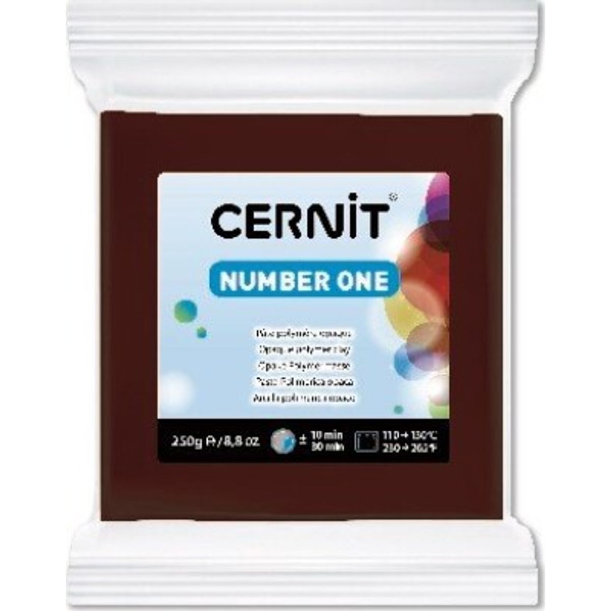 Cernit - Modellervoks - Number One - Brun 250 G