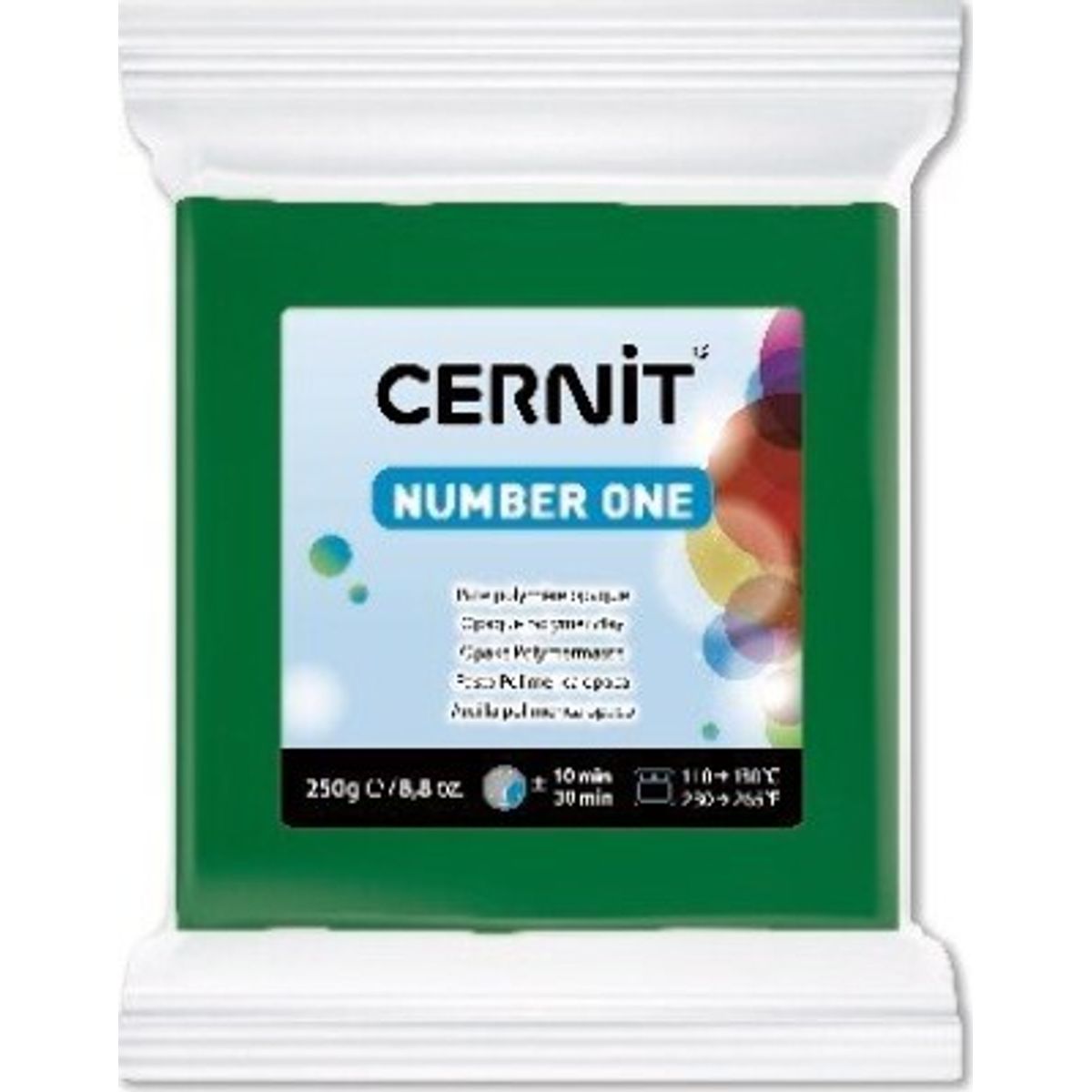 Cernit - Modellervoks - Number One - Grøn 250 G