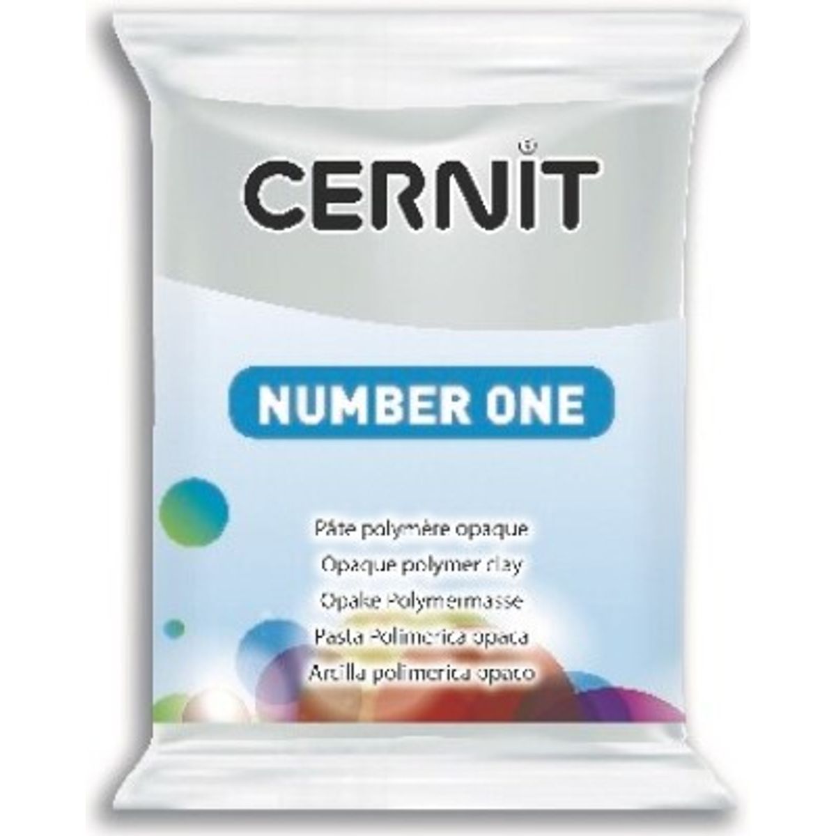 Cernit - Ler - Number One - Grå - 150 - 56 G