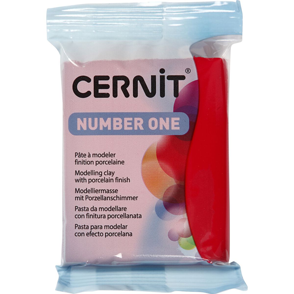 Cernit - Ler - Number One - Jule Rød - 463 - 56 G