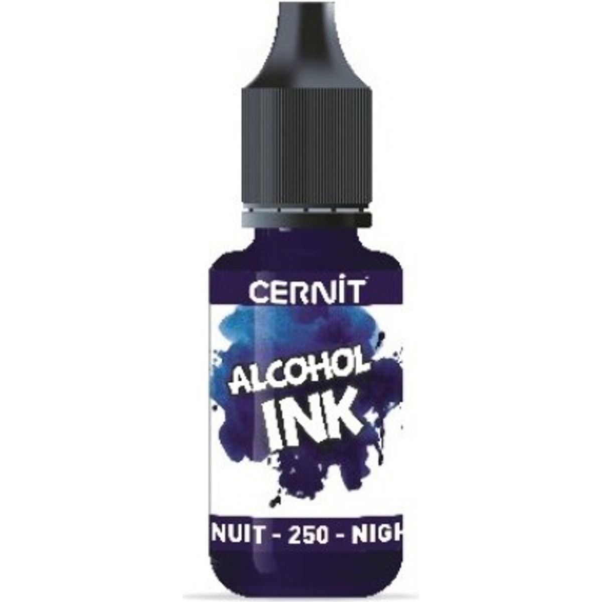 Cernit - Alcohol Ink - 20 Ml - Blå Nat