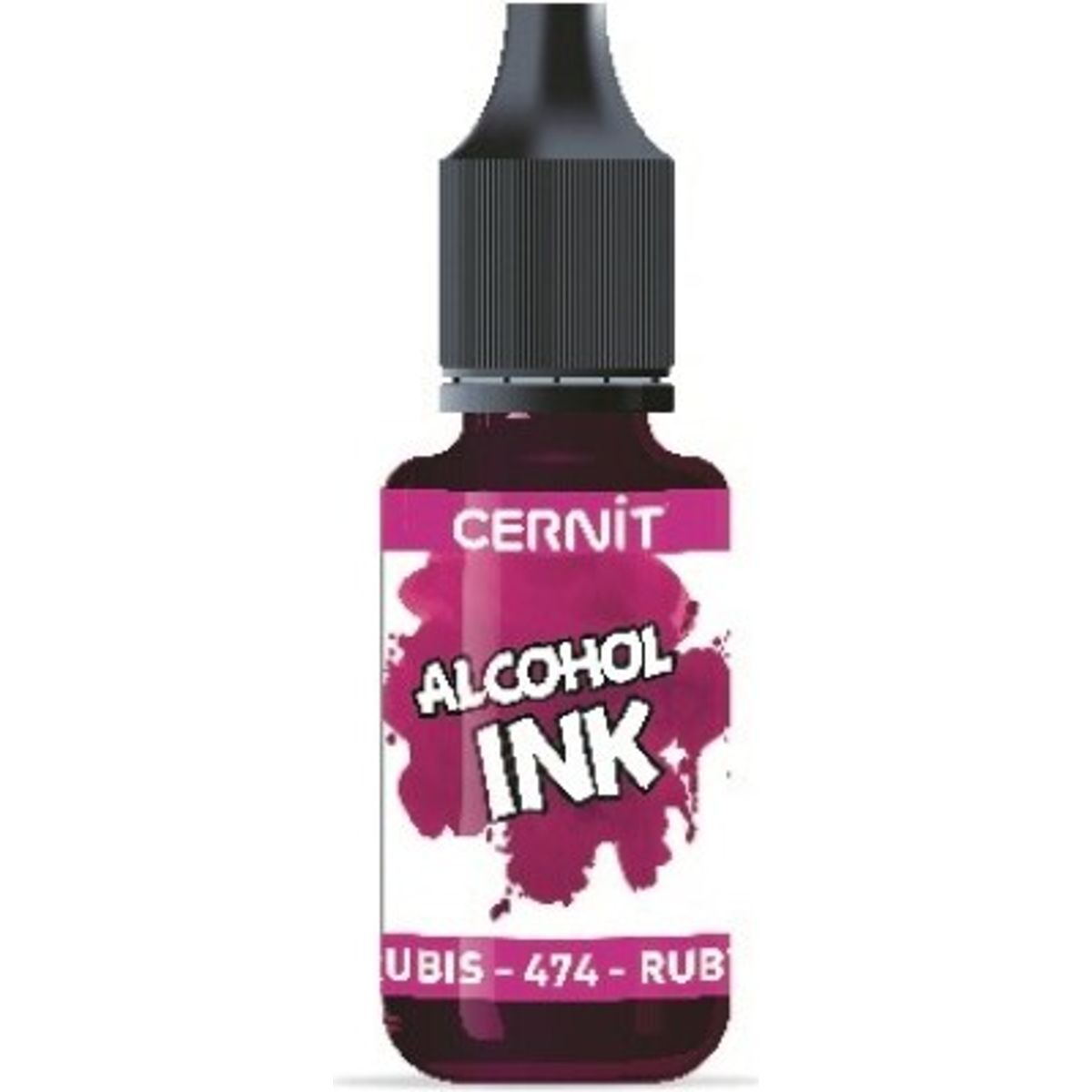 Cernit - Alcohol Ink - 20 Ml - Rubin Rød