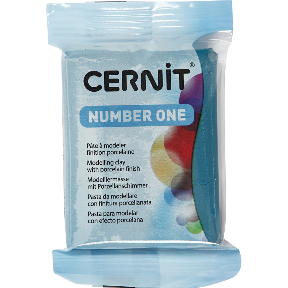 Cernit - Ler - Number One - Blå - 230 - 56 G