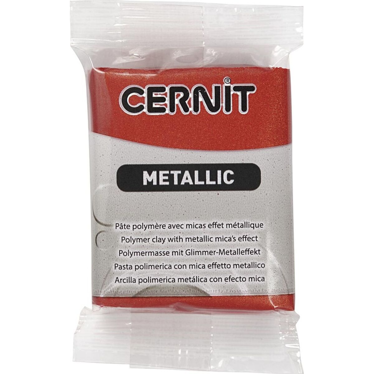 Cernit - Ler - Metallic - Kobber - 057 - 56 G