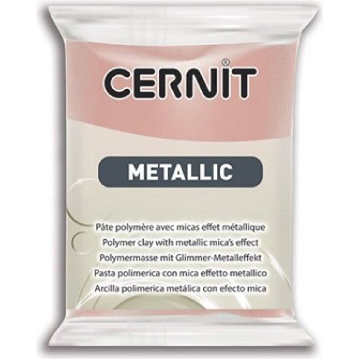 Cernit - Ler - Metallic - Pink Guld - 052 - 56 G