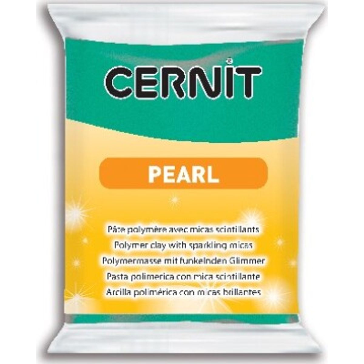 Cernit - Ler - Pearl - Perlemor Grøn - 600 - 56 G