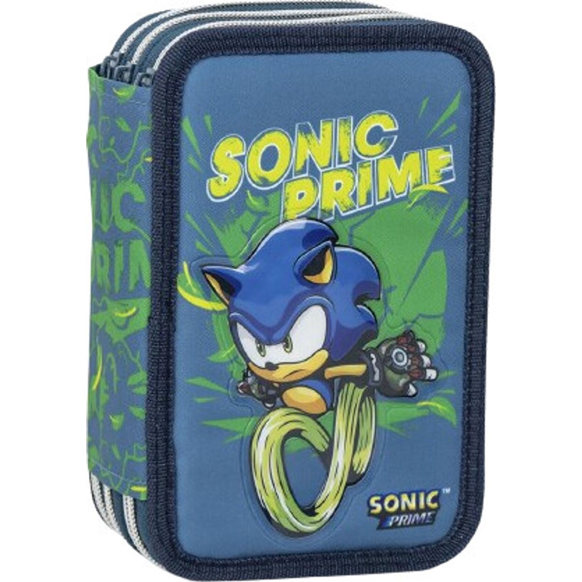 Cerda - Pencil Case With Accessories - Sonic Prime (2700001152)