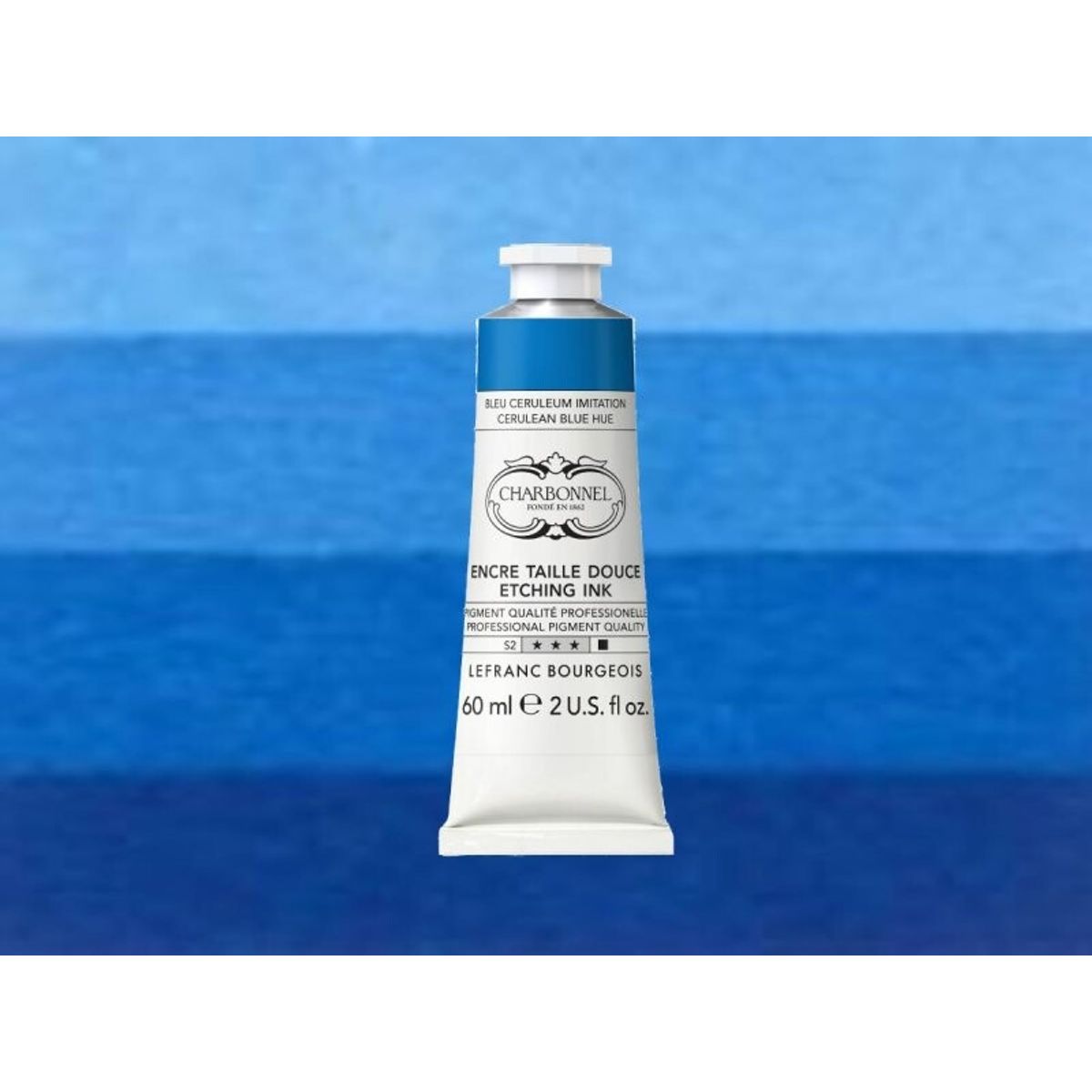 Charbonnel - Etching Ink - Tryksværte - Cerulean Blue 60 Ml