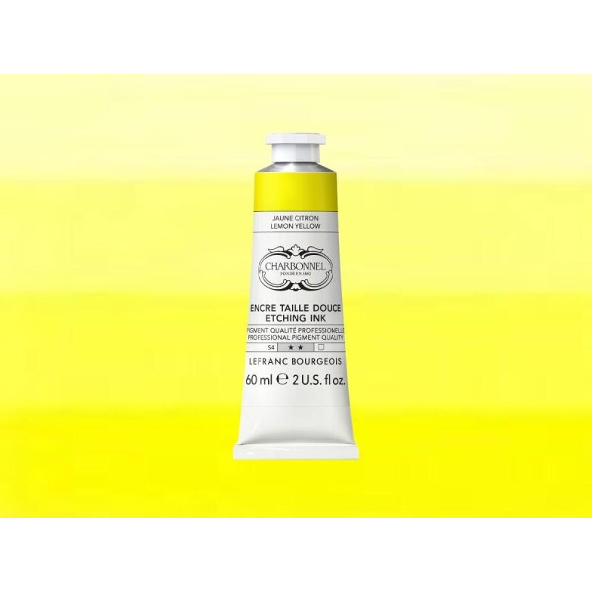 Charbonnel - Etching Ink - Tryksværte - Lemon Yellow 60 Ml