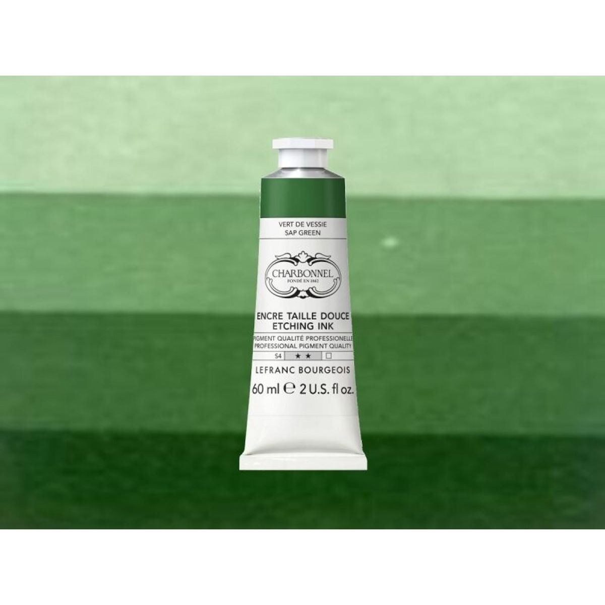 Charbonnel - Etching Ink - Tryksværte - Sap Green 60 Ml