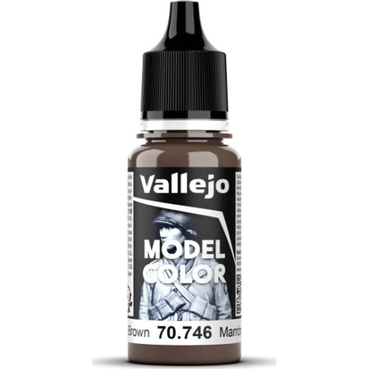 Vallejo - Model Color - Chestnut Brown Mat - 18 Ml - 70746