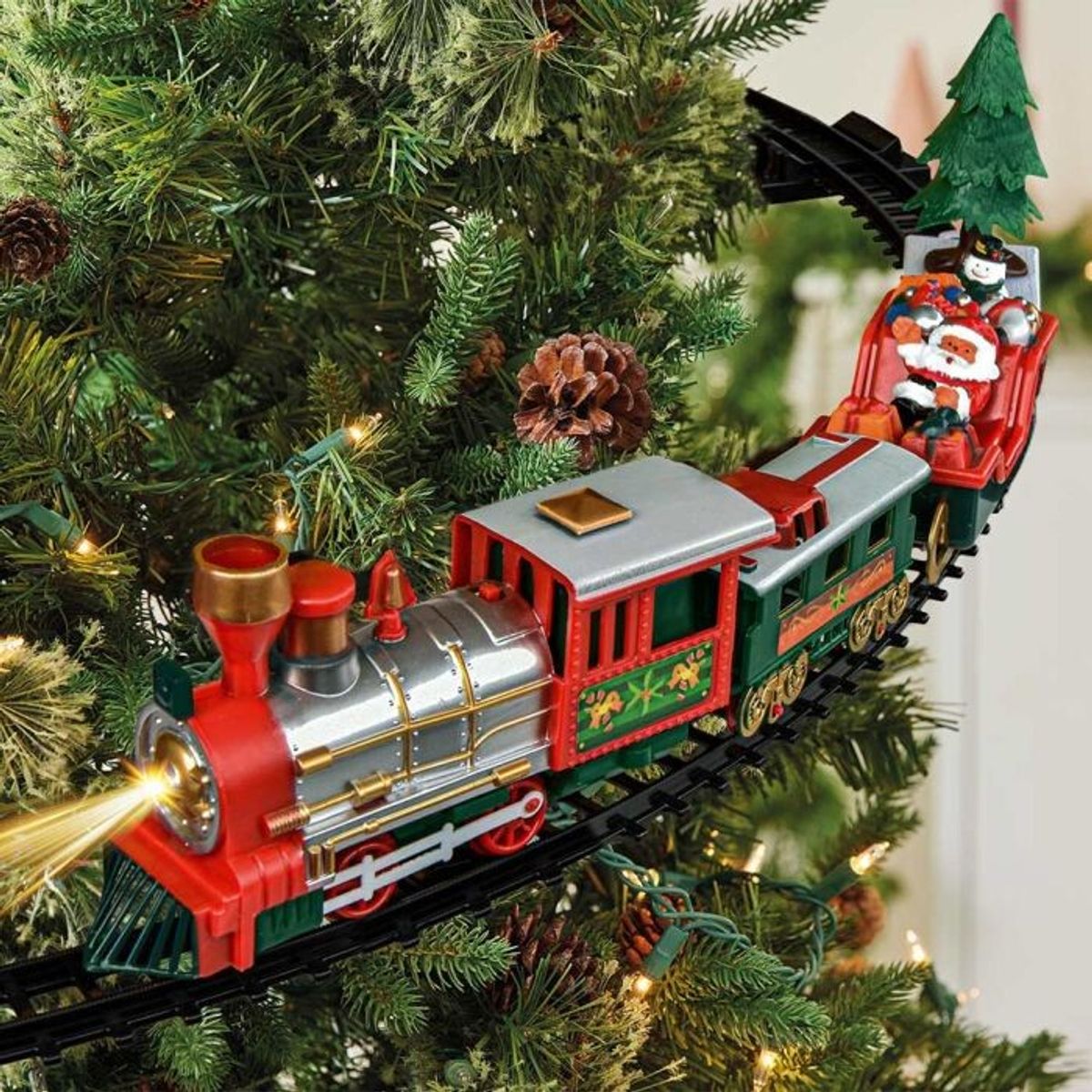 Christmas Tree Train Set