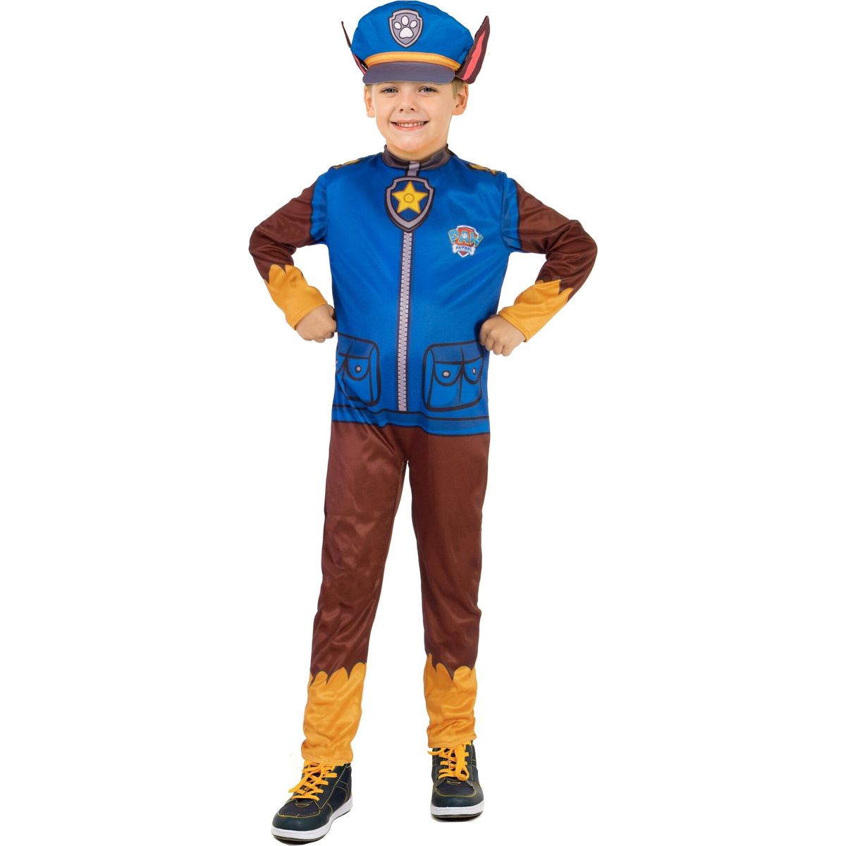 Chase Kostume Til Børn - Paw Patrol - 110 Cm