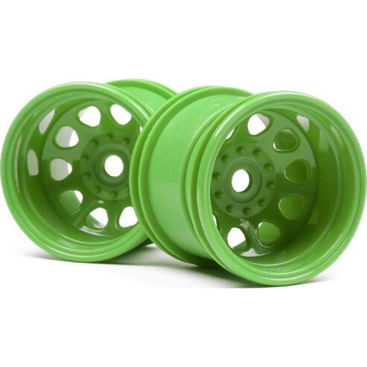 Classic King Wheel Green (2.2in/2pcs) - Hp120039 - Hpi Racing