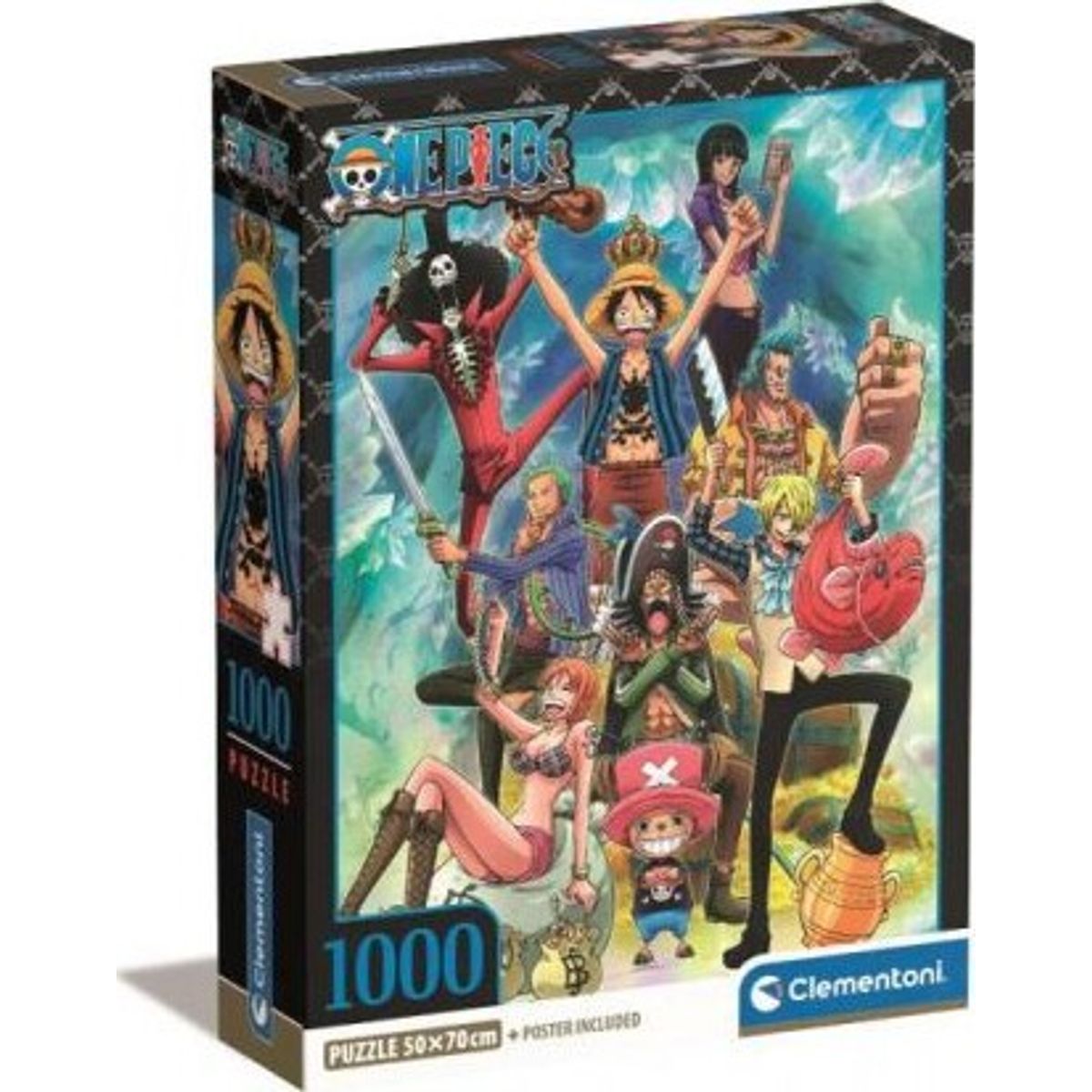 Clementoni Puslespil - One Piece - 1000 Brikker