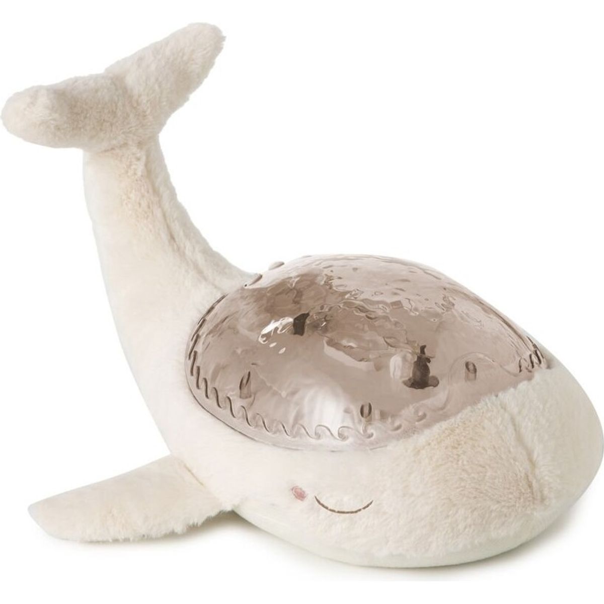 Cloud B - Tranquil Whale Family - Lampe Og Bamse Sæt - Lyd Og Lys - Hvid