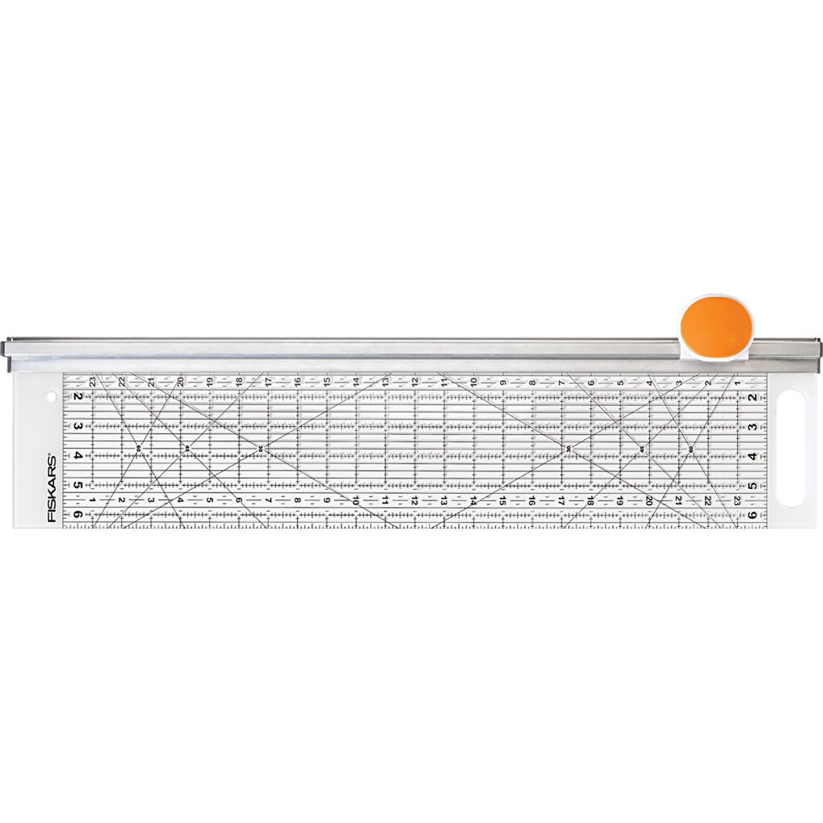 Fiskars - Combo Rotary Cutter & Ruler - Rulleskæremaskine - 61x15 Cm - 9513