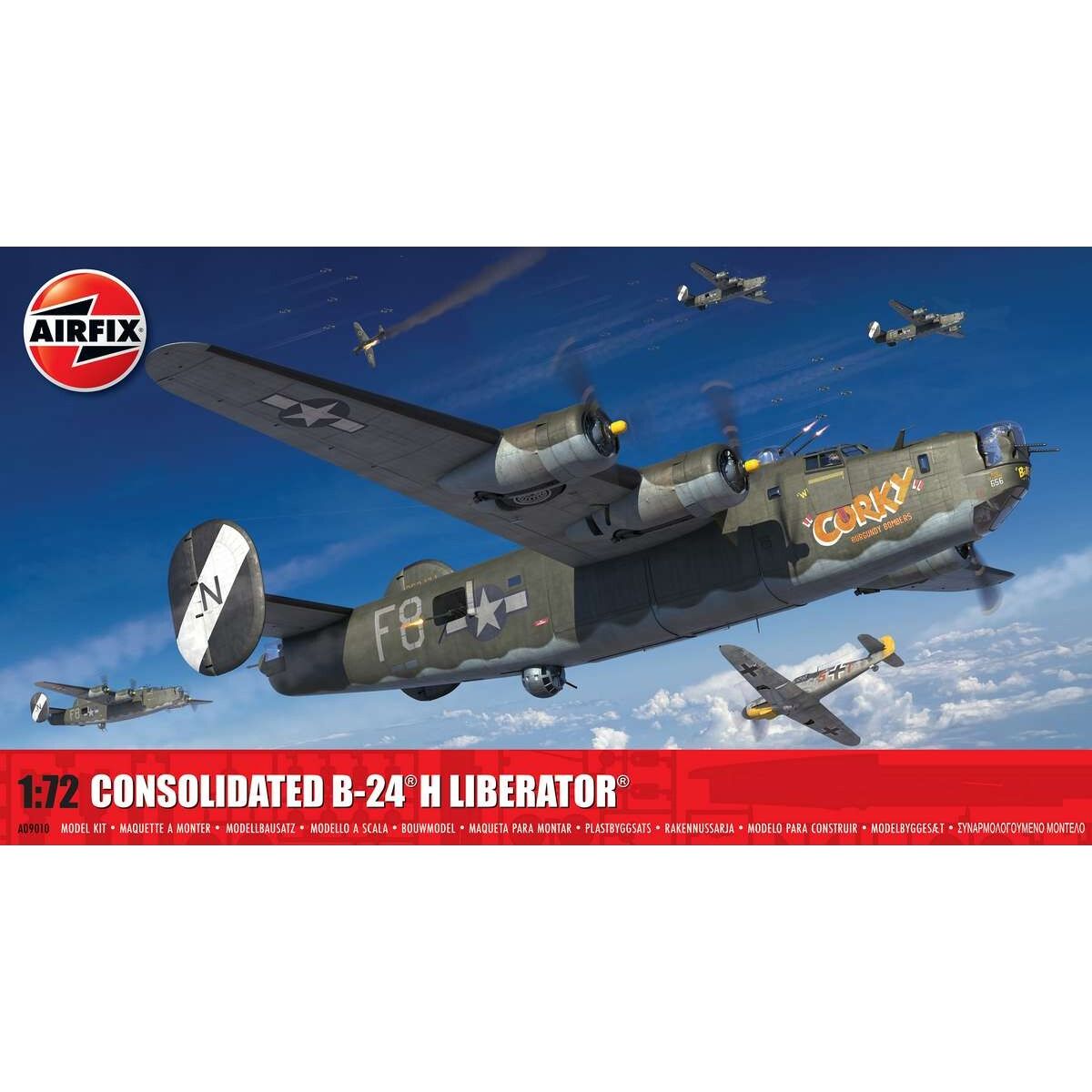 Airfix - Consolidated B-24h Liberator Fly Byggesæt - 1:72 - A09010