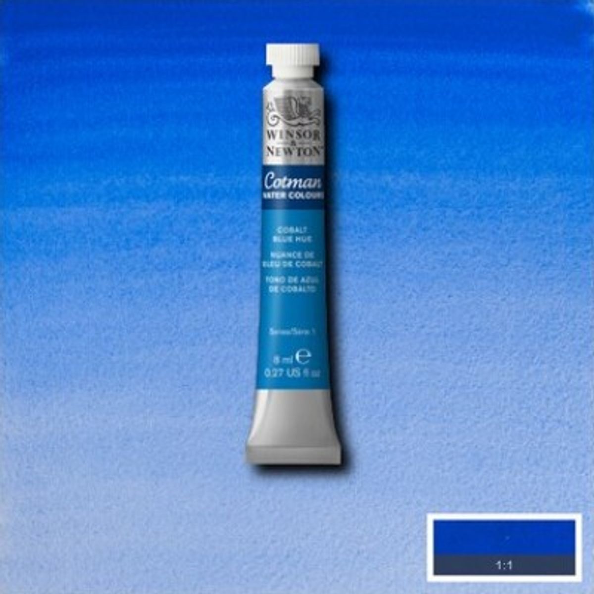 Winsor & Newton - Cotman Watercolour - 8 Ml - Kobolt Blå Nuance