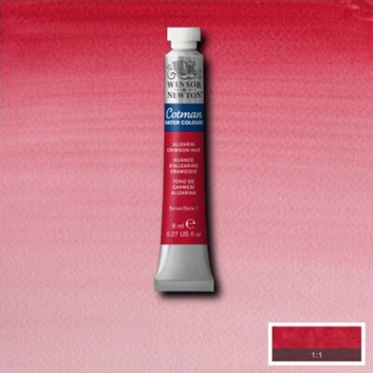 Winsor & Newton - Cotman Watercolour - 8 Ml - Aliz Crimson Rød