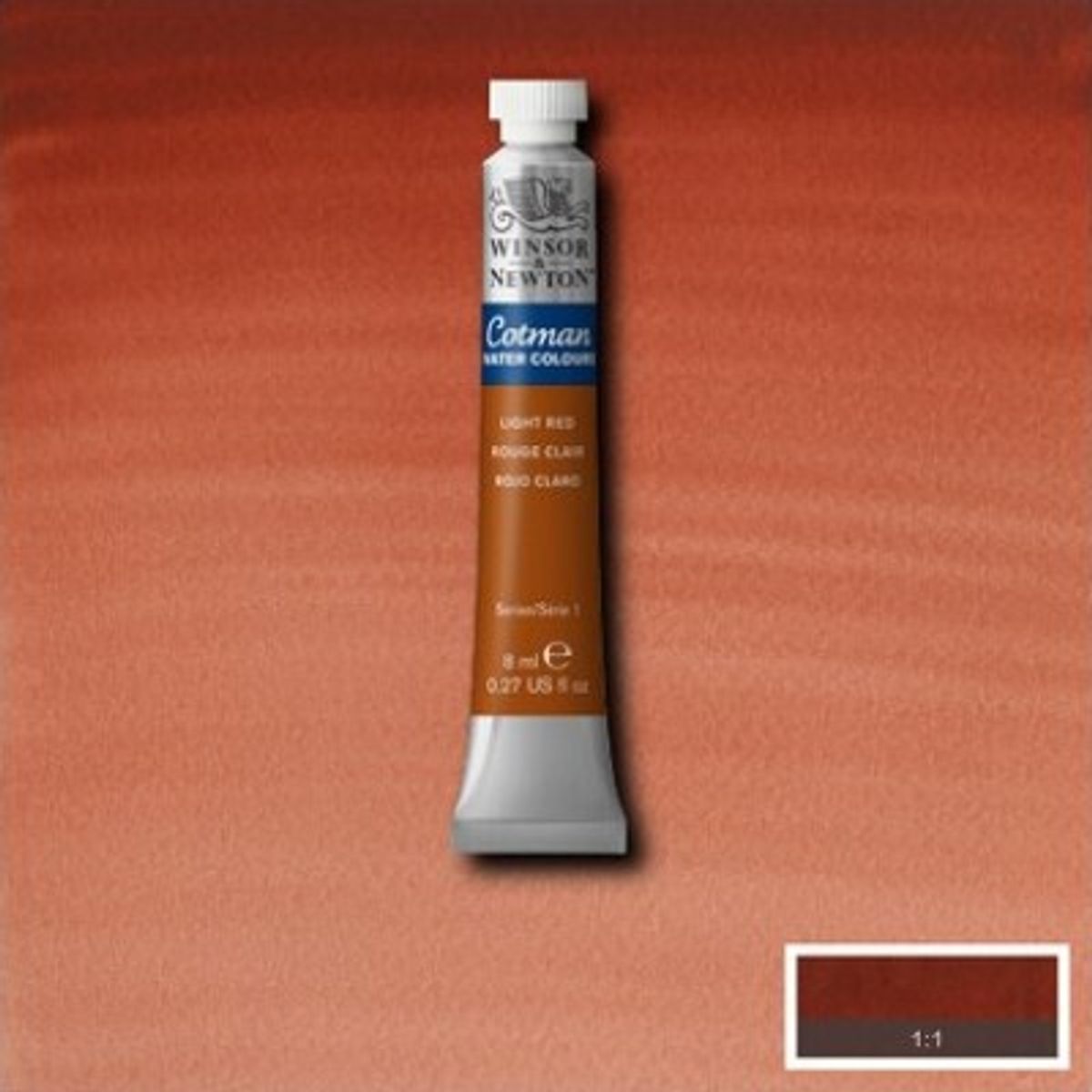 Winsor & Newton - Cotman Watercolour - 8 Ml - Lys Rød