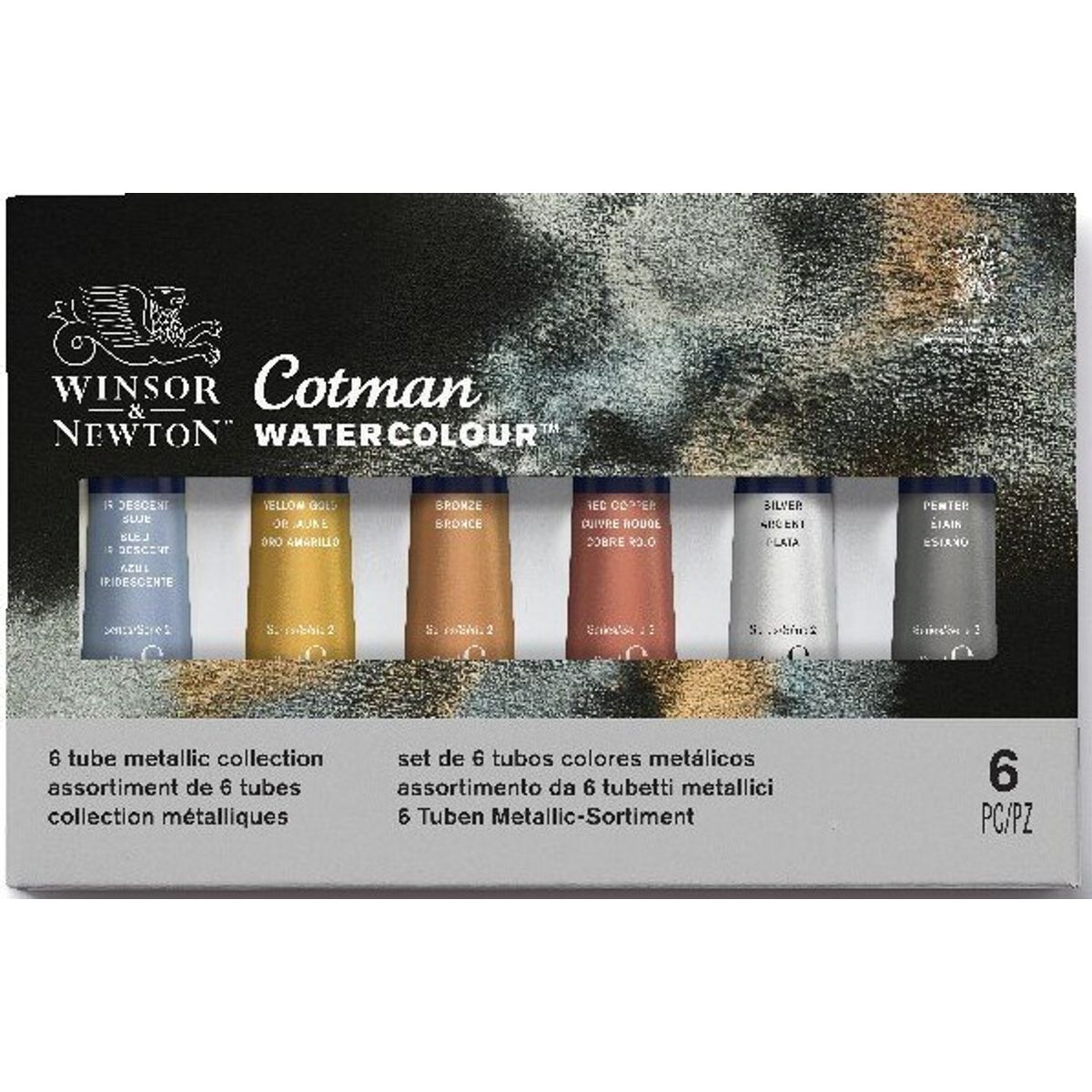 Winsor & Newton - Akvarelfarver - Cotman - Metallic Collection - 6x8 Ml