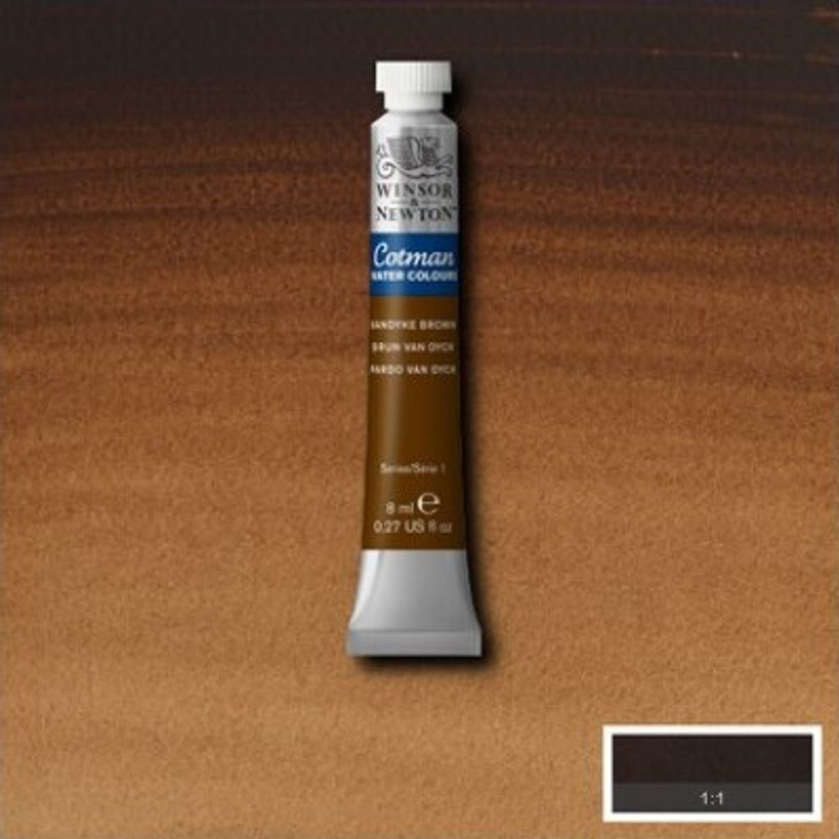 Winsor & Newton - Cotman Watercolour - 8 Ml - Vandyke Brun