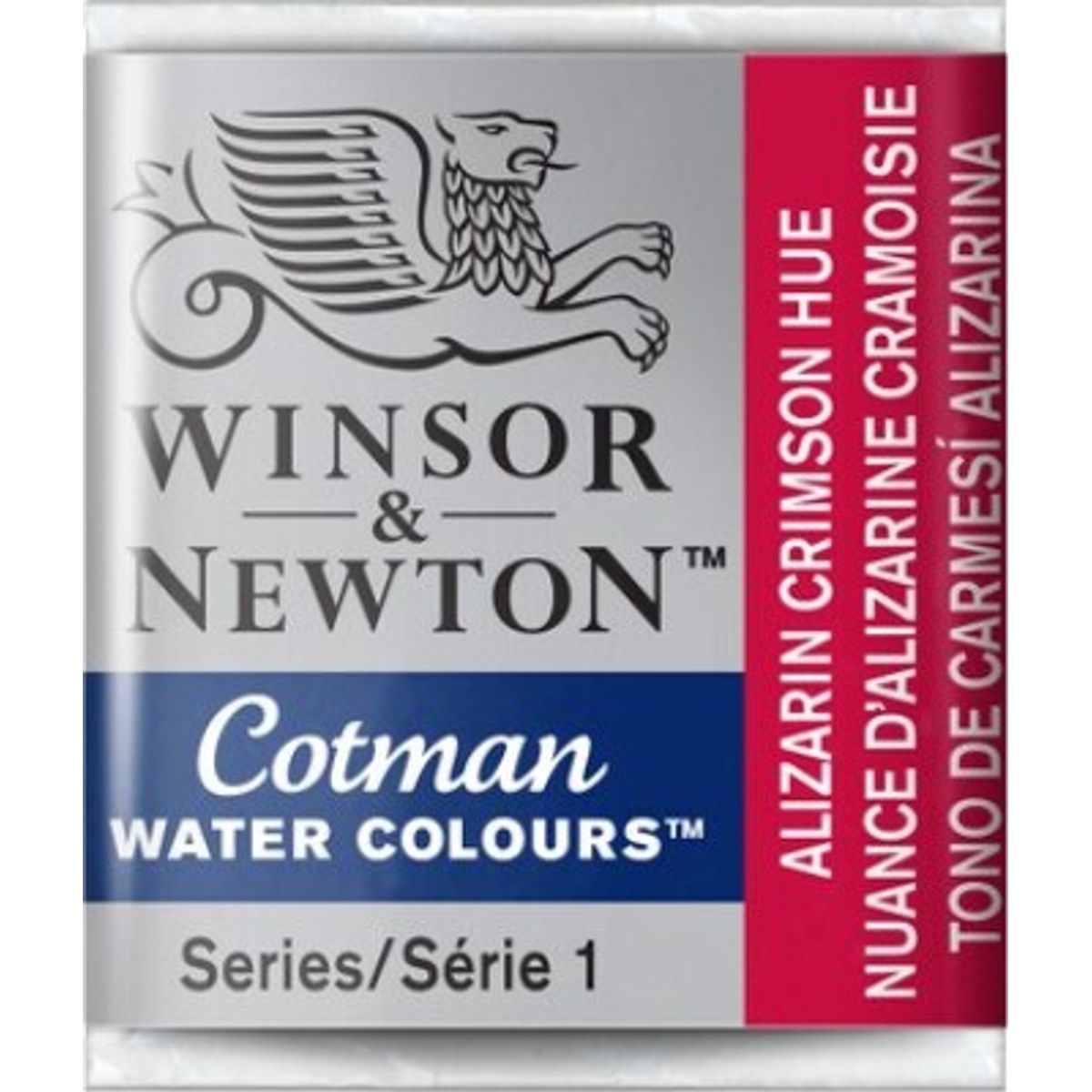 Winsor & Newton - Cotman Watercolour - 1/2 Pan - Aliz Crimson Pink