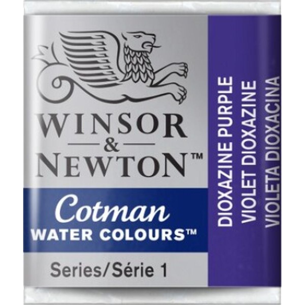 Winsor & Newton - Cotman Watercolour - 1/2 Pan - Diox Violet