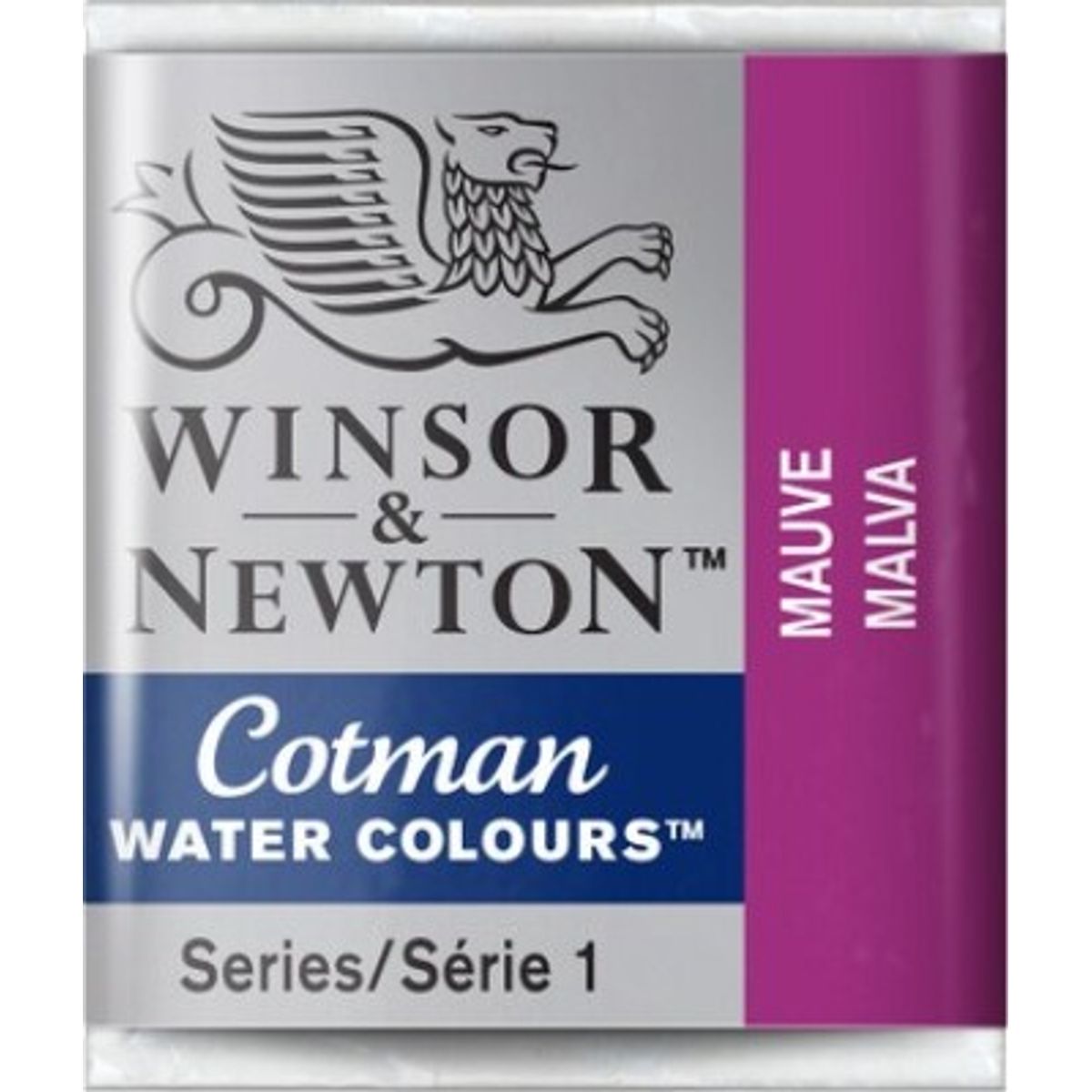 Winsor & Newton - Cotman Watercolour - 1/2 Pan - Mauve Lilla