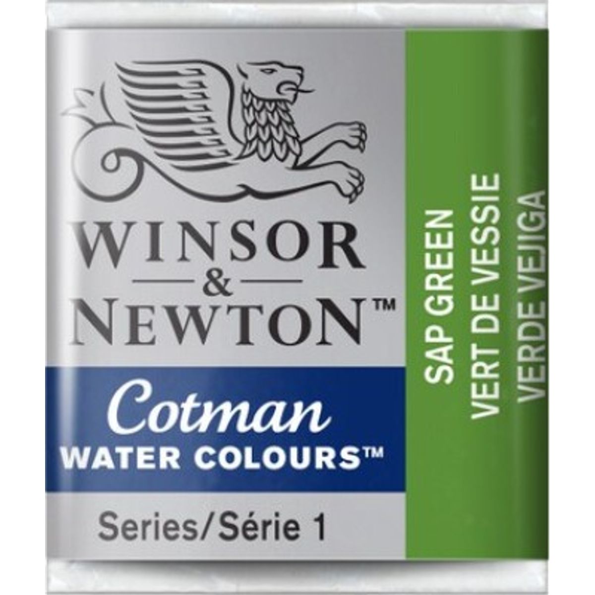 Winsor & Newton - Cotman Watercolour - 1/2 Pan - Sap Grøn