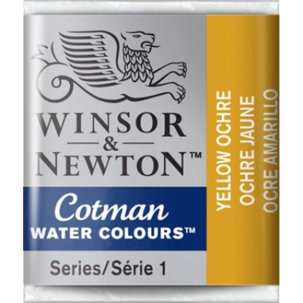 Winsor & Newton - Cotman Watercolour - 1/2 Pan - Gul Okker