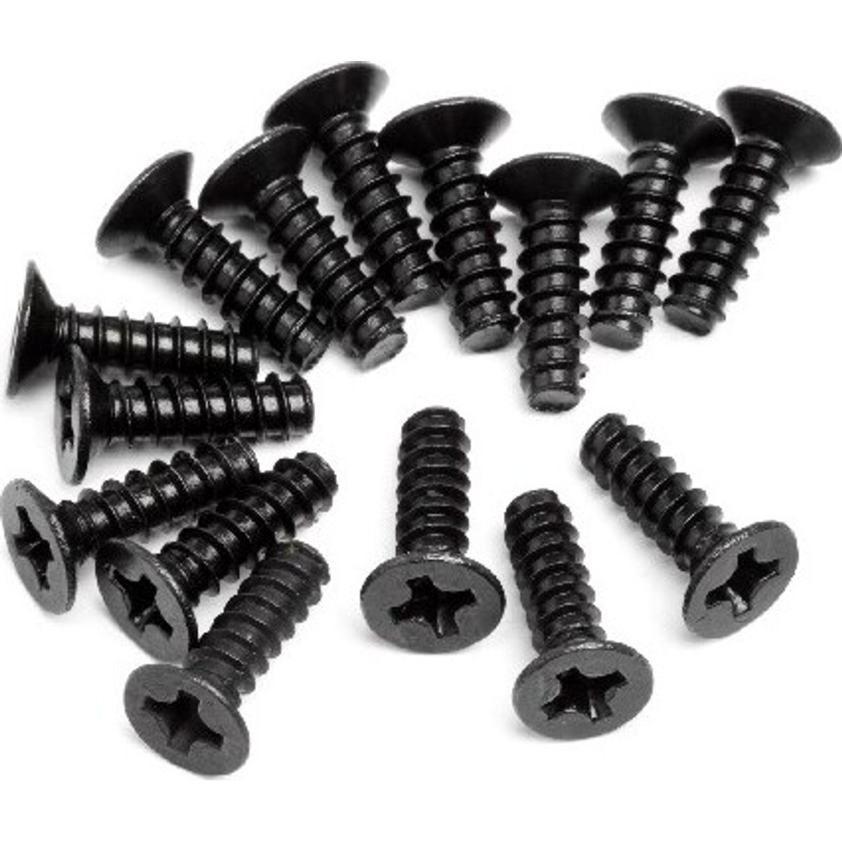 Countersunk Cross Head Self-tapscrew M3x10mm 15pcs - Mv22052 - Maverick Rc