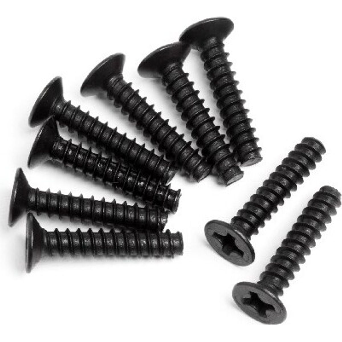 Countersunk Cross Head Self-tapscrew M3x15mm 9pcs - Mv22054 - Maverick Rc