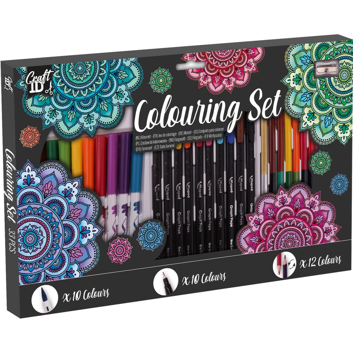 Craft Id - Colouring Set (33 Pcs) (cr5005/ge)