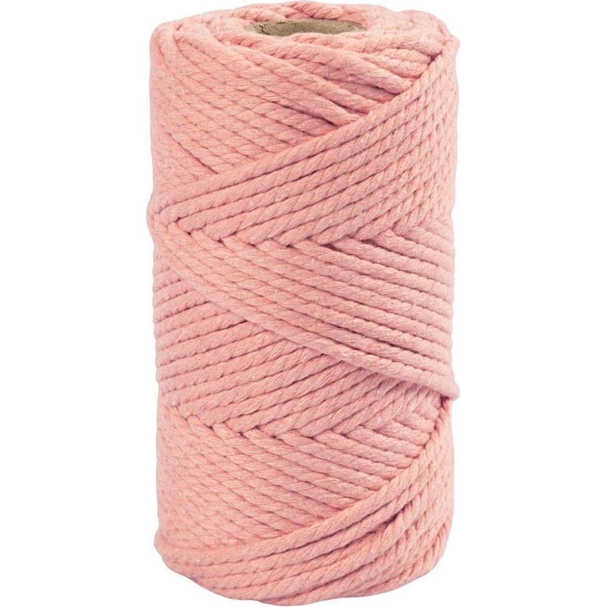 Macramé Snor - 4 Mm - Rosa - 55 Meter