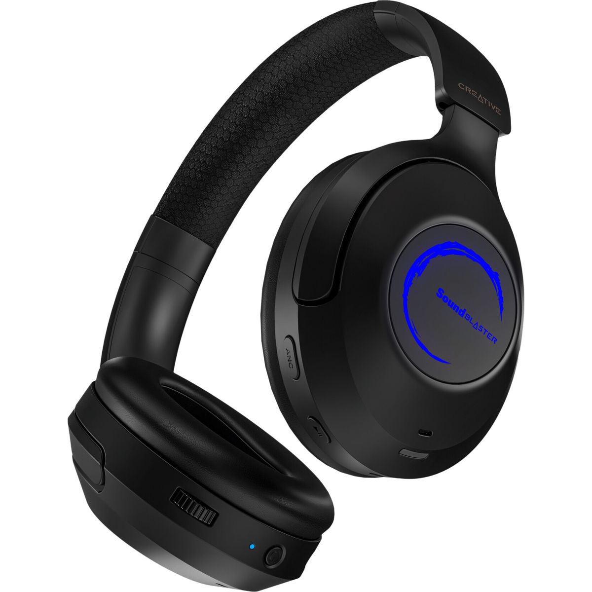 Creative - Sound Blaster Gh7 Super X-fi® Wireless Over-ear Gaming Headphones With Bluetooth® Le Audio And Detachable Boom Mic