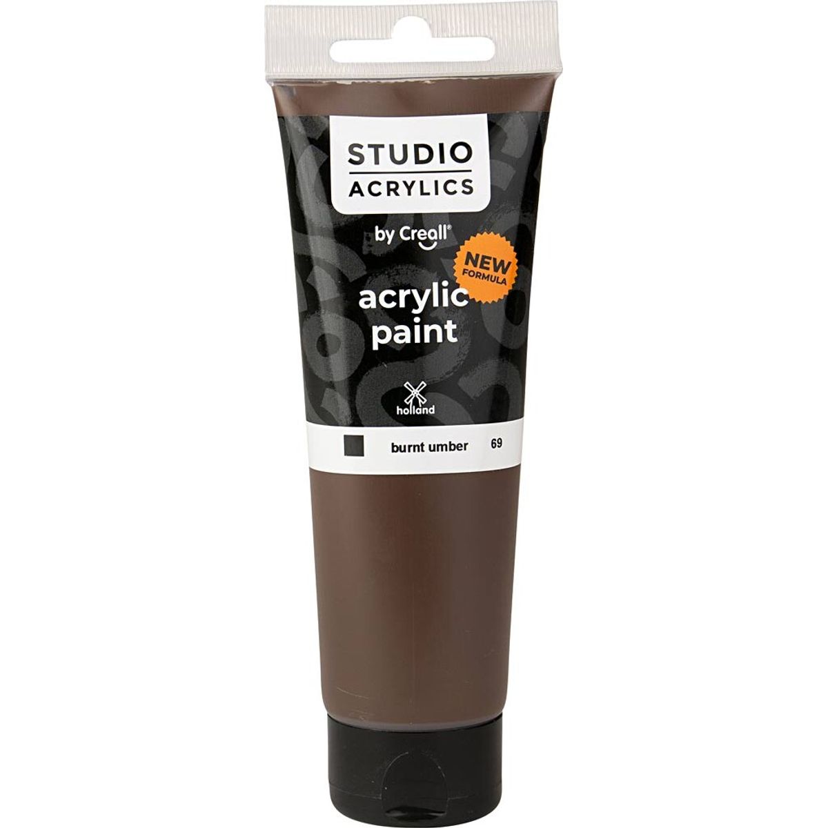 Creall Studio Acrylics - Akrylmaling - Dækkende - Burnt Umber - 120 Ml