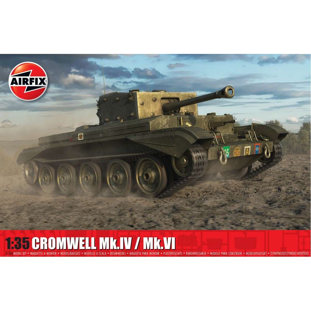 Airfix - Cromwell Mk.iv / Mk.vi Model Tank Byggesæt - 1:35 - A1384