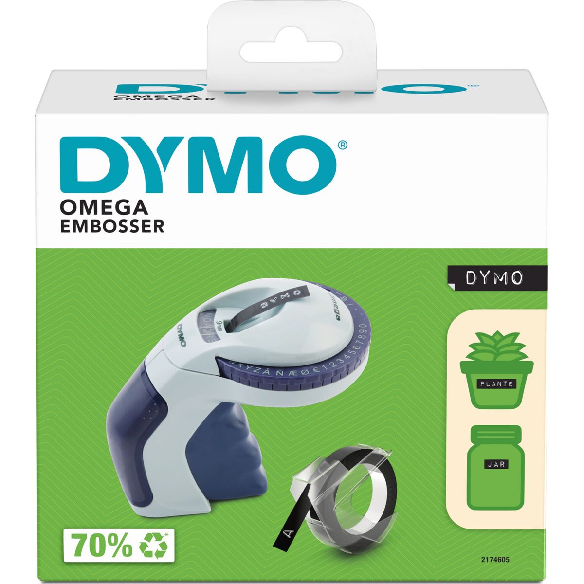 Dymo - Omega Prægemaskine Dk/no