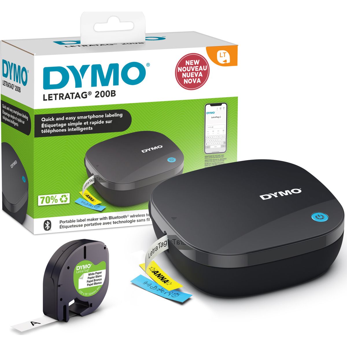 Dymo - Letratag 200b Bluetooth Labelmaskine