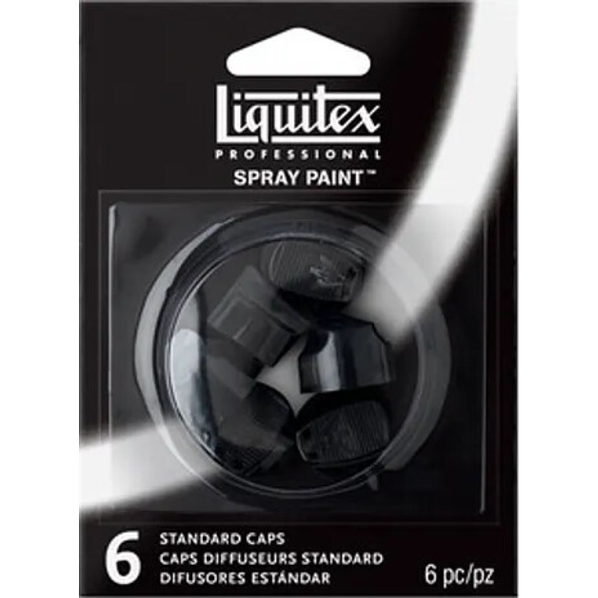 Liquitex - Dyser Til Spraymaling Dåser - Medium Standard - 6 Stk