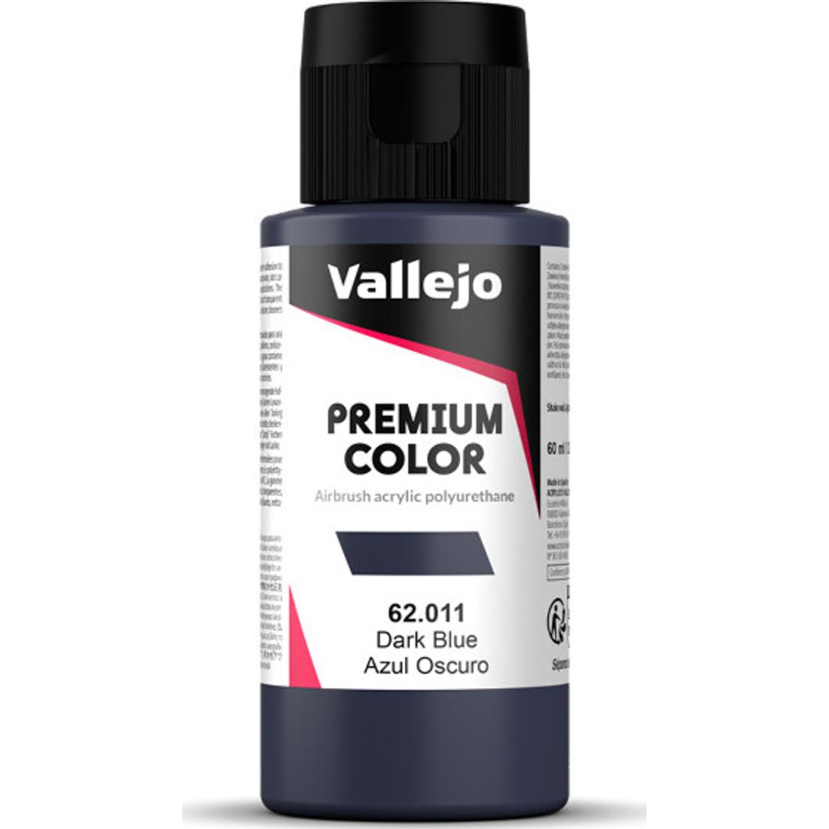 Vallejo - Premium Airbrush Maling - Mørkeblå 60 Ml